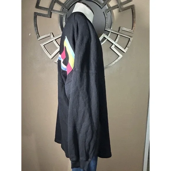 Spirit Jersey WildCard Las Vegas Casino long sleeve shirt Small S black 2 Sided - Picture 6 of 13